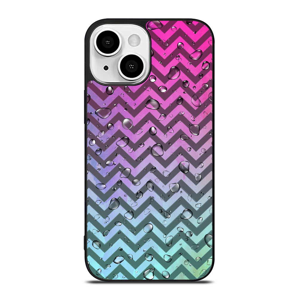 OMBRE PASTEL CHEVRON 4 iPhone 13 Mini Case Cover