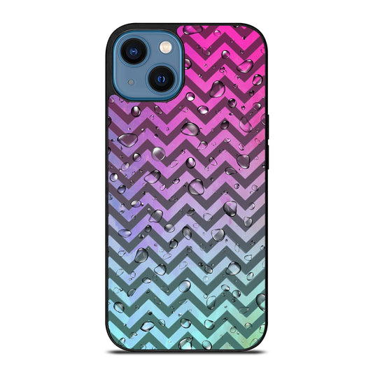 OMBRE PASTEL CHEVRON 4 iPhone 14 Case Cover