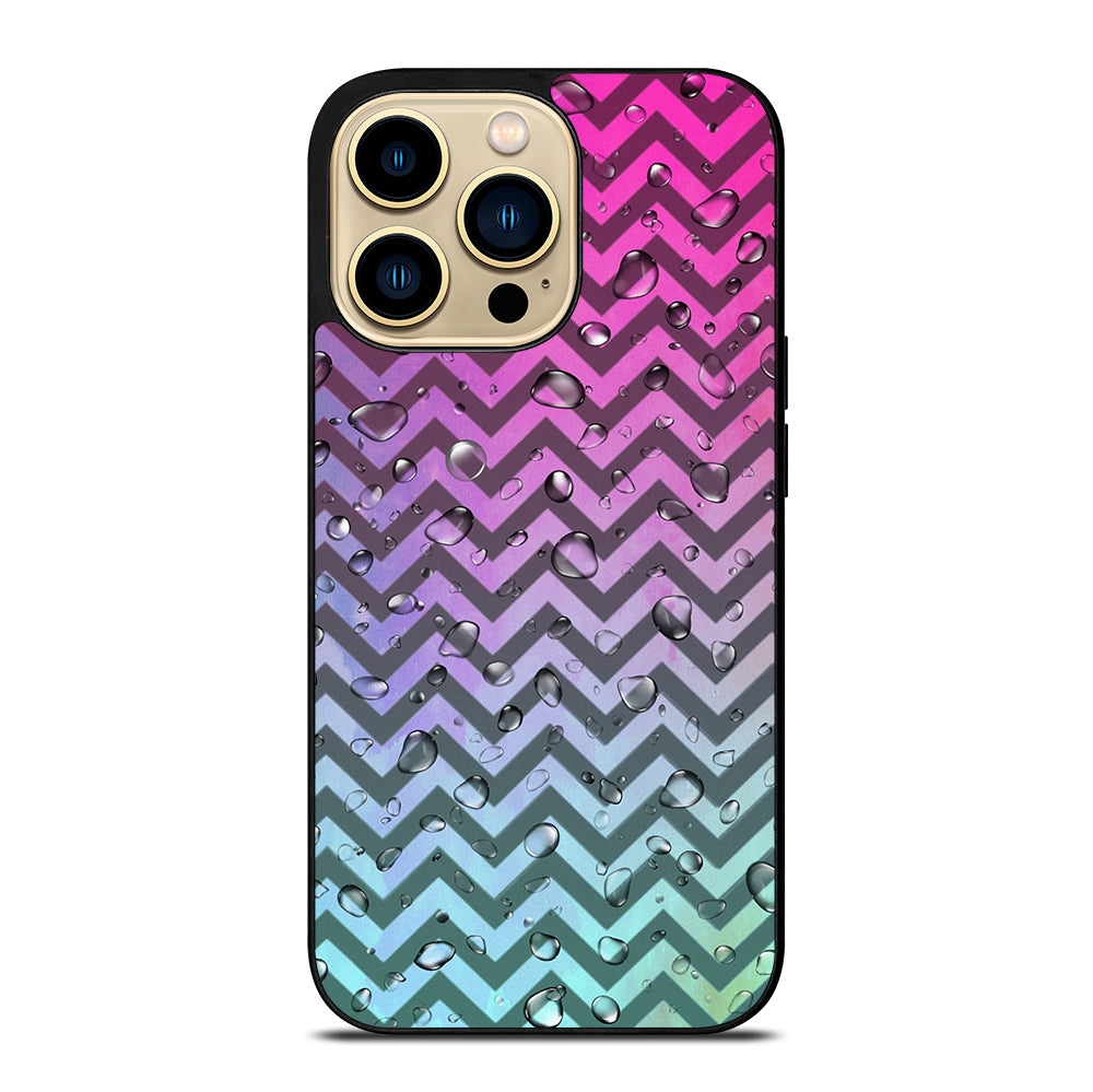 OMBRE PASTEL CHEVRON 4 iPhone 14 Pro Max Case Cover