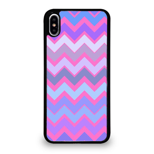 OMBRE PASTEL CHEVRON 5 iPhone XS Max Case Cover