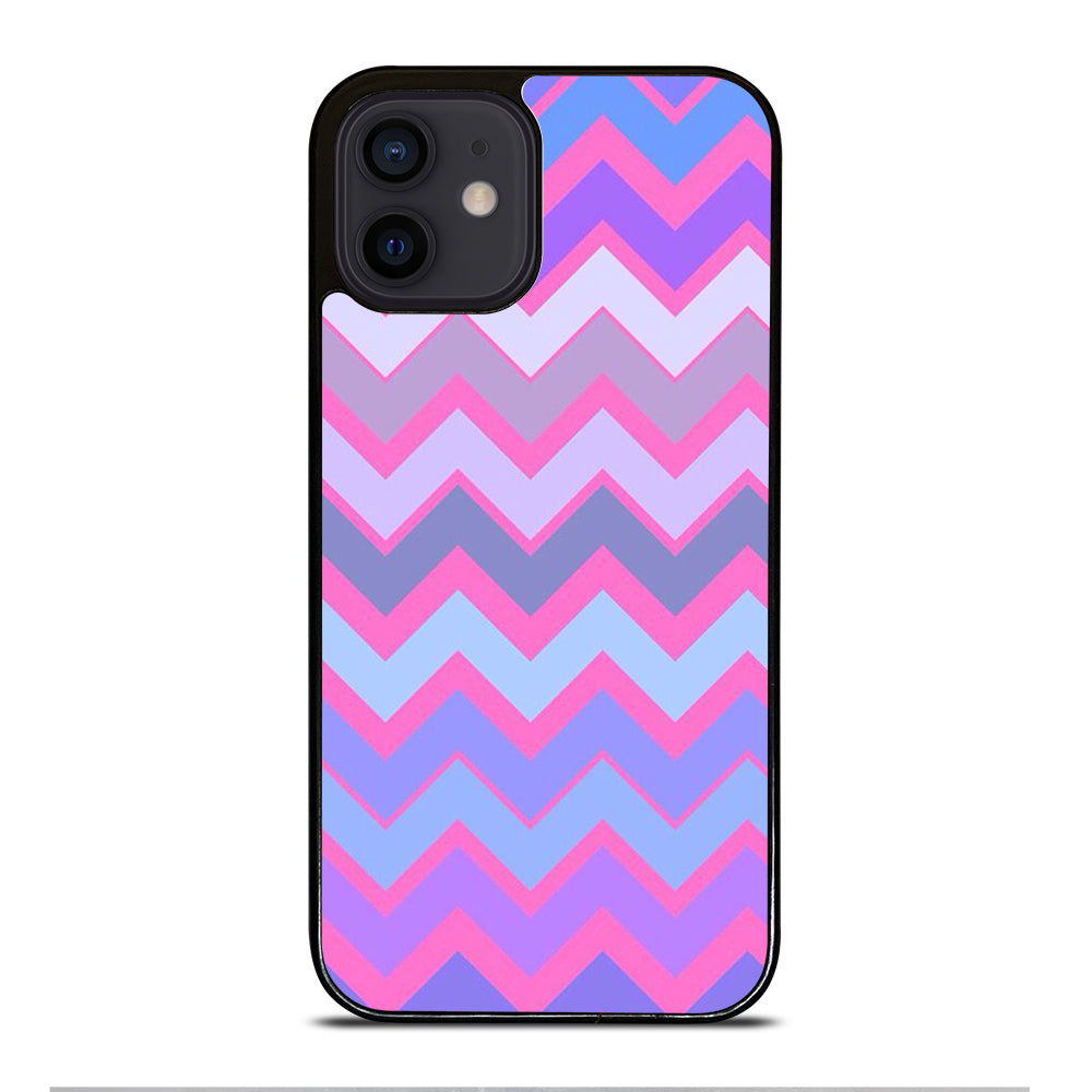 OMBRE PASTEL CHEVRON 5 iPhone 12 Mini Case Cover