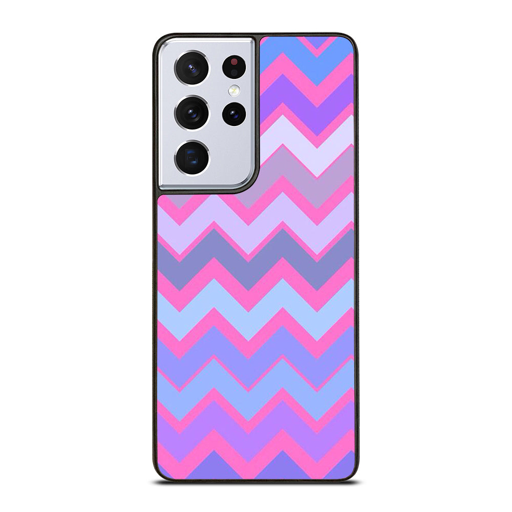 OMBRE PASTEL CHEVRON 5 Samsung Galaxy S21 Ultra Case Cover