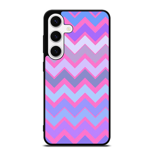 OMBRE PASTEL CHEVRON 5 Samsung Galaxy S24 Case Cover