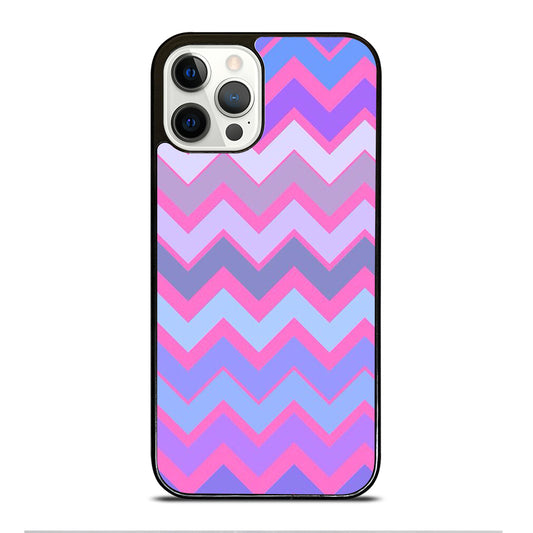 OMBRE PASTEL CHEVRON 5 iPhone 12 Pro Case Cover