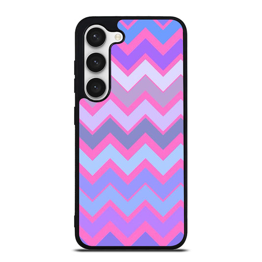 OMBRE PASTEL CHEVRON 5 Samsung Galaxy S23 Case Cover