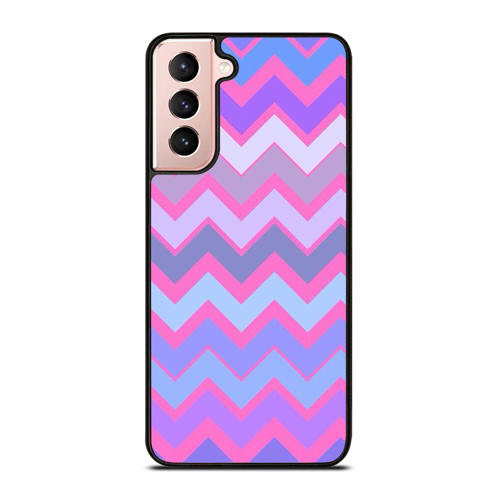 OMBRE PASTEL CHEVRON 5 Samsung Galaxy S21 Case Cover