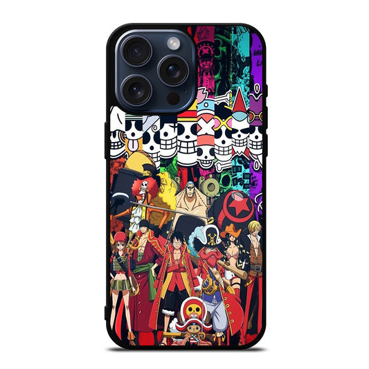 ONE PIECE CHARACTER LOGO 2 iPhone 15 Pro Max Case Cover