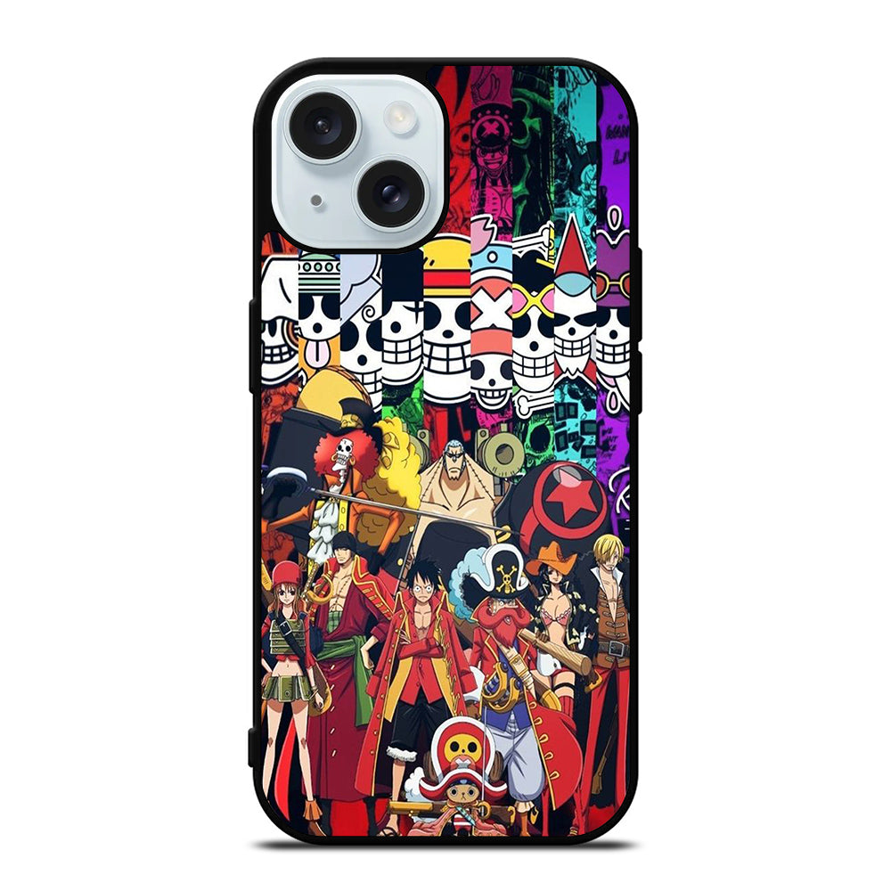 ONE PIECE CHARACTER LOGO 2 iPhone 15 Case Cover