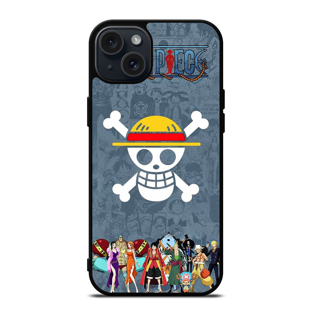 ONE PIECE CHARACTER LOGO 3 iPhone 15 Plus Case Cover