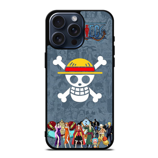 ONE PIECE CHARACTER LOGO 3 iPhone 15 Pro Max Case Cover