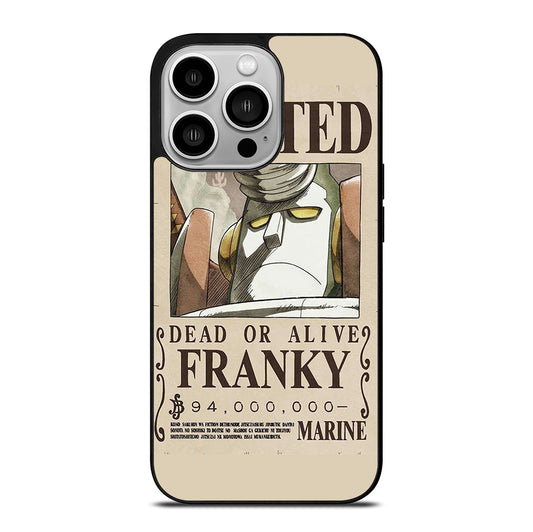 ONE PIECE FRANKY WANTED iPhone 14 Pro Case Cover