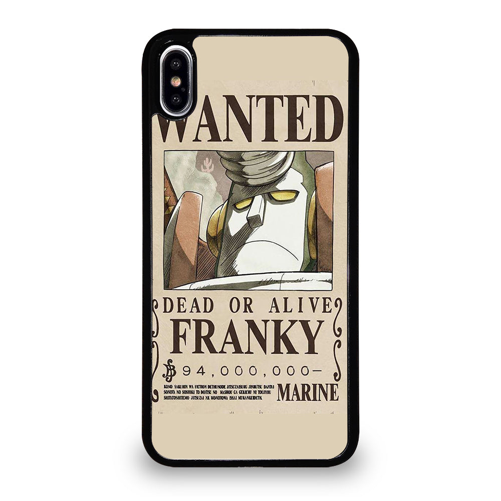 ONE PIECE FRANKY WANTED iPhone XS Max Case Cover