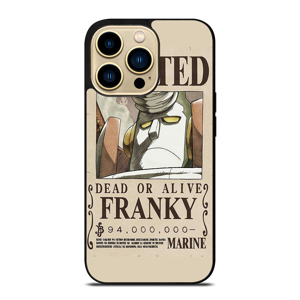 ONE PIECE FRANKY WANTED iPhone 14 Pro Max Case Cover