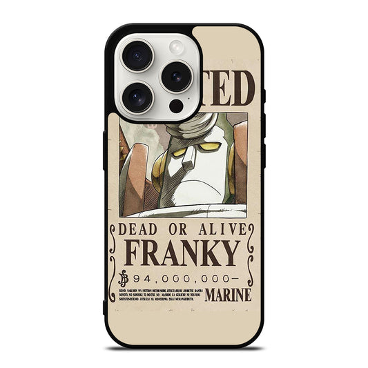 ONE PIECE FRANKY WANTED iPhone 15 Pro Case Cover