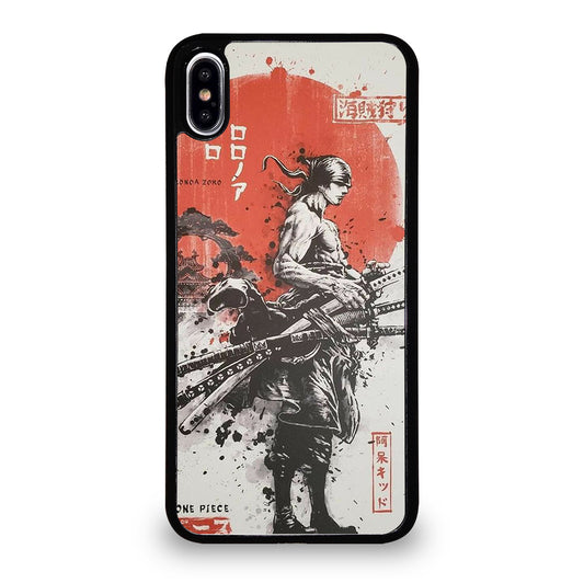 ONE PIECE ZORO ART ANIME iPhone XS Max Case Cover