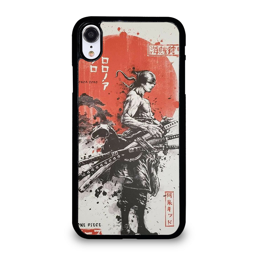 ONE PIECE ZORO ART ANIME iPhone XR Case Cover