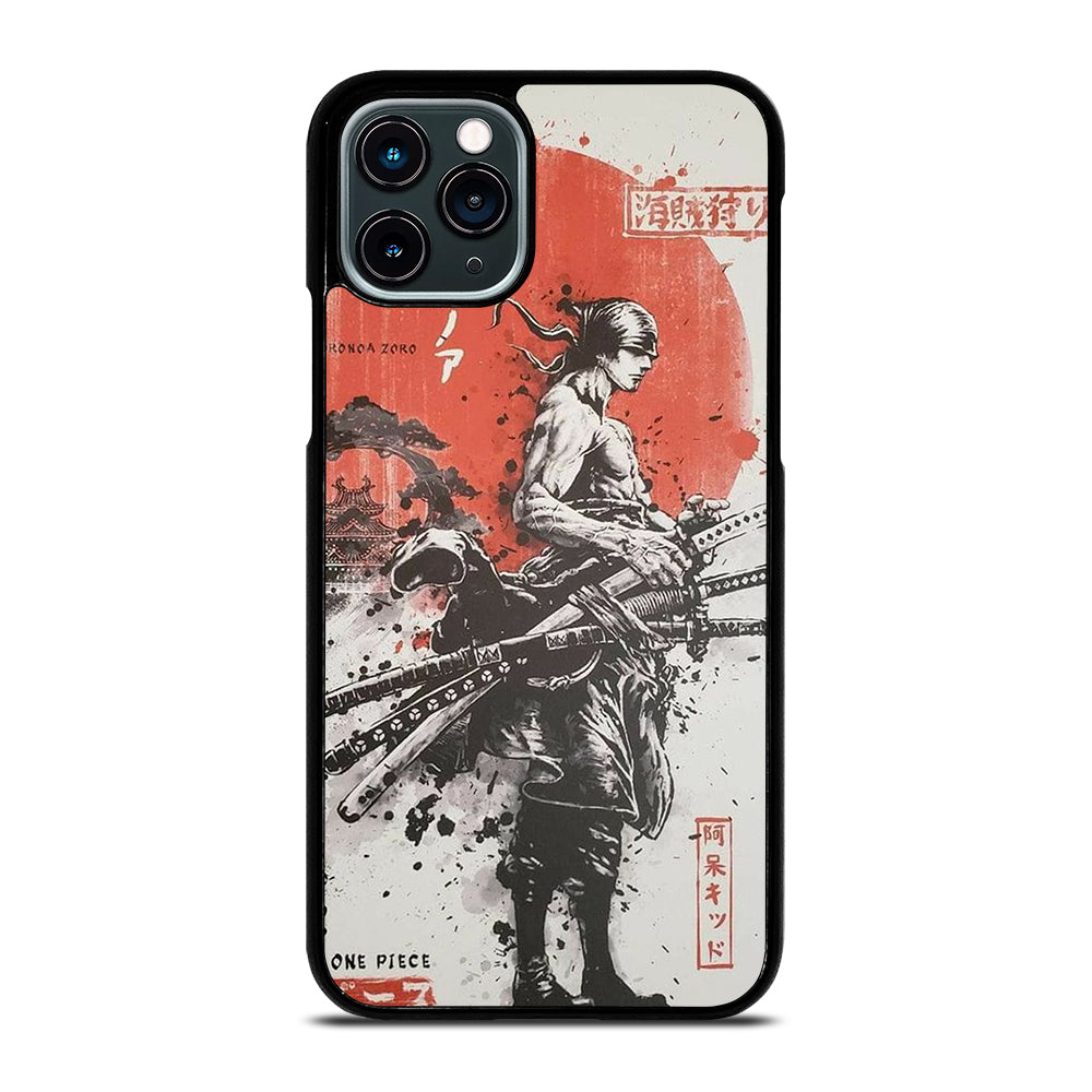 ONE PIECE ZORO ART ANIME iPhone 11 Pro Case Cover