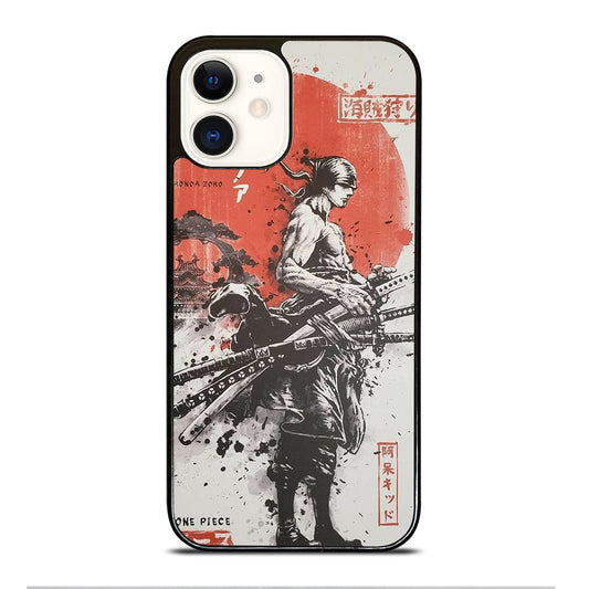 ONE PIECE ZORO ART ANIME iPhone 12 Case Cover