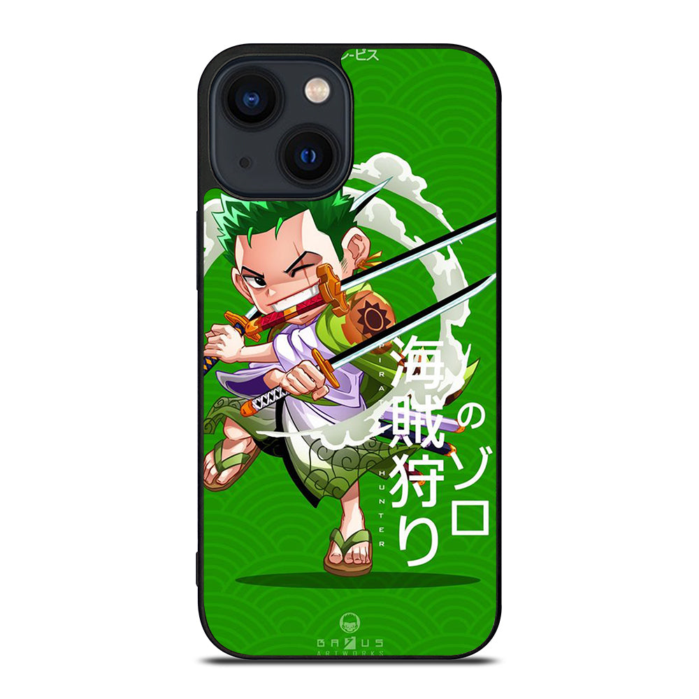 ONE PIECE ZORO CHIBI iPhone 14 Plus Case Cover