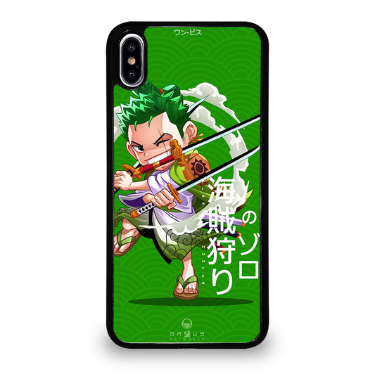 ONE PIECE ZORO CHIBI iPhone XS Max Case Cover