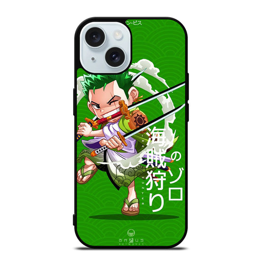 ONE PIECE ZORO CHIBI iPhone 15 Case Cover