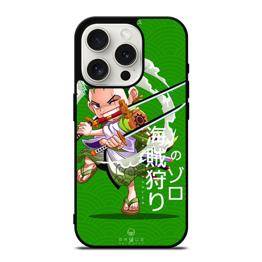 ONE PIECE ZORO CHIBI iPhone 15 Pro Case Cover