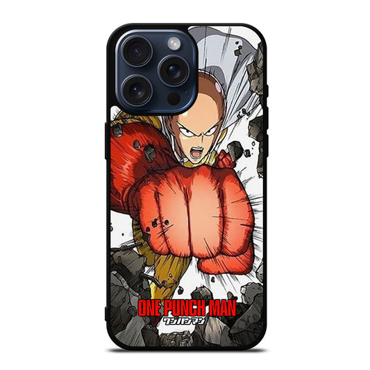 ONE PUNCH MAN SAITAMA 3 iPhone 15 Pro Max Case Cover