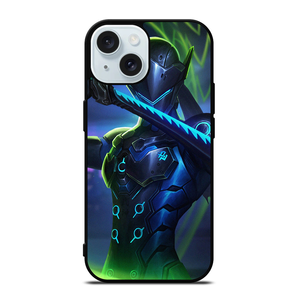 OVERWATCH GENJI ART iPhone 15 Case Cover