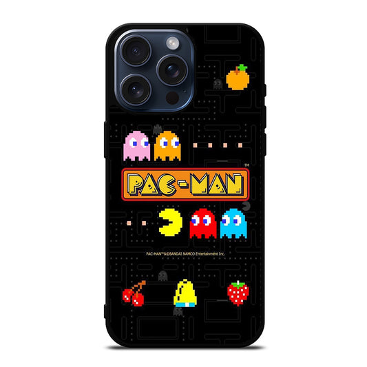 PAC MAN GAME RETRO iPhone 15 Pro Max Case Cover