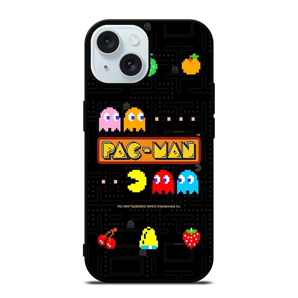 PAC MAN GAME RETRO iPhone 15 Case Cover