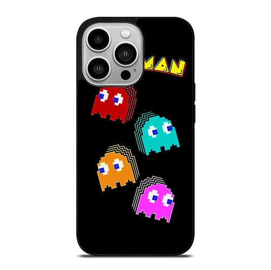 PAC MAN GHOST CARTOON iPhone 14 Pro Case Cover