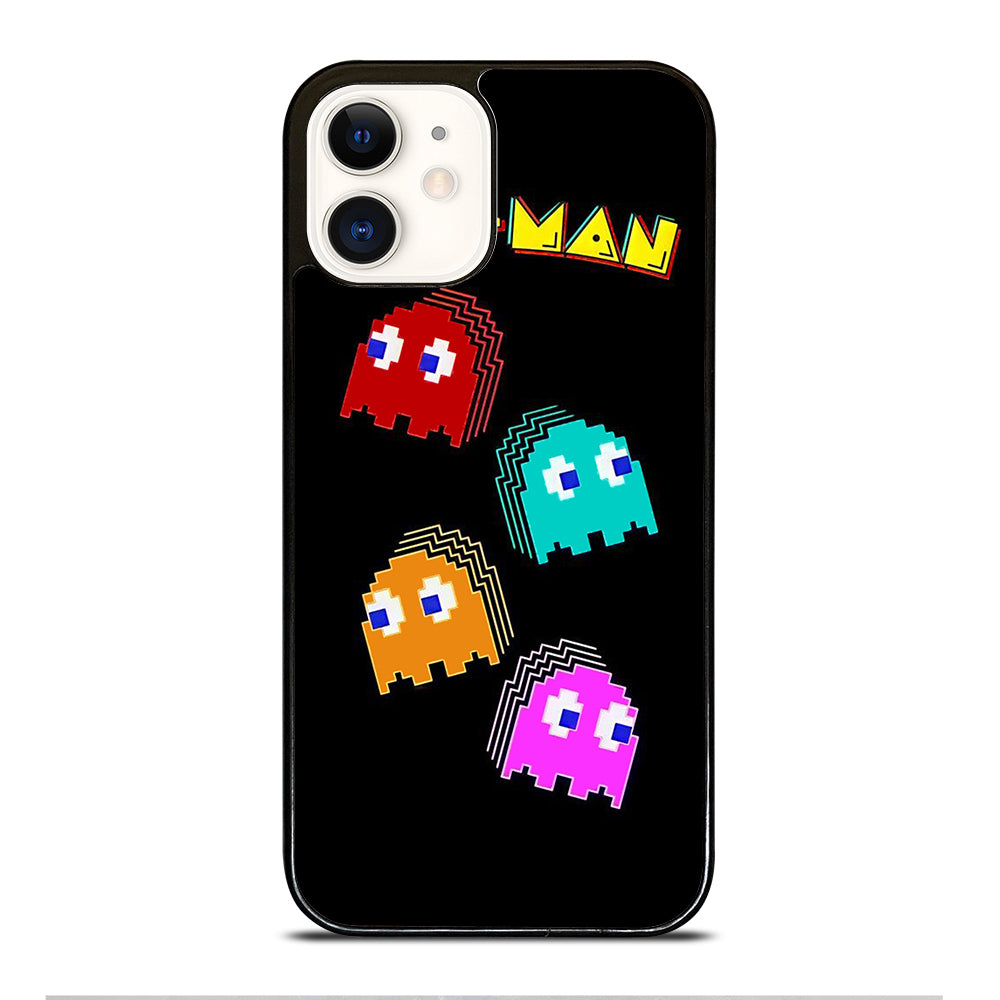 PAC MAN GHOST CARTOON iPhone 12 Case Cover