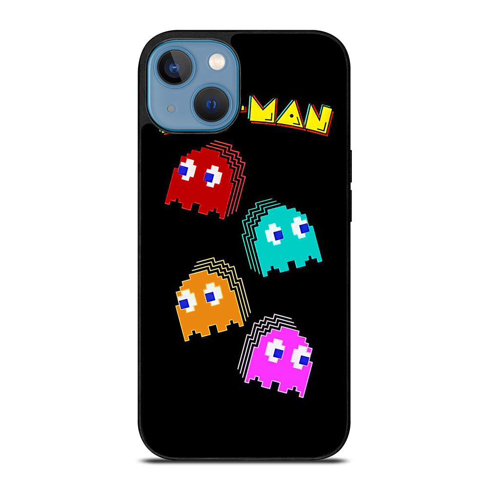 PAC MAN GHOST CARTOON iPhone 13 Case Cover