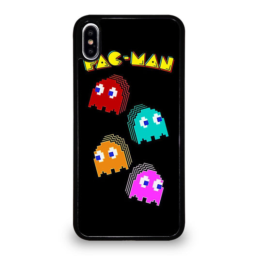 PAC MAN GHOST CARTOON iPhone XS Max Case Cover