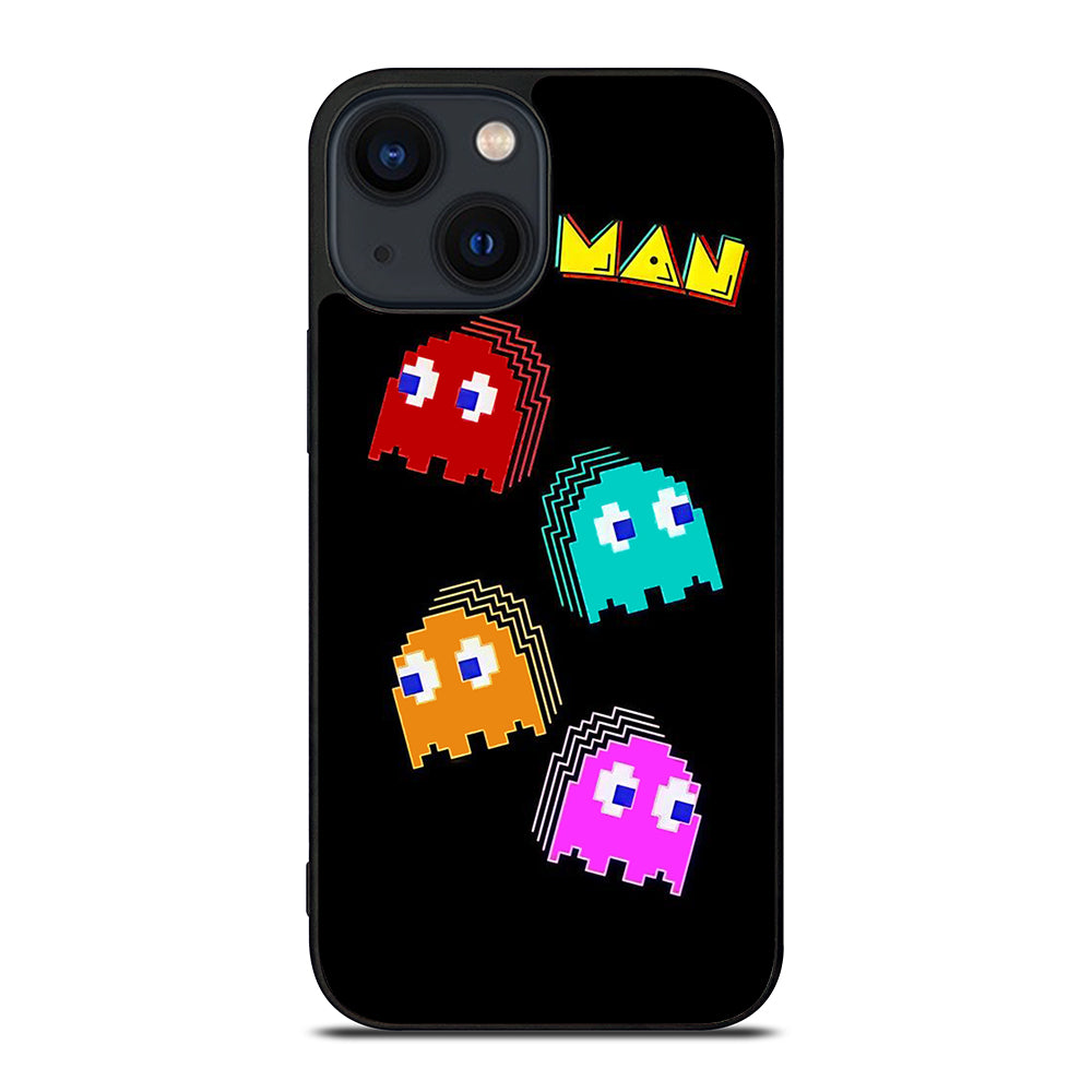 PAC MAN GHOST CARTOON iPhone 14 Plus Case Cover