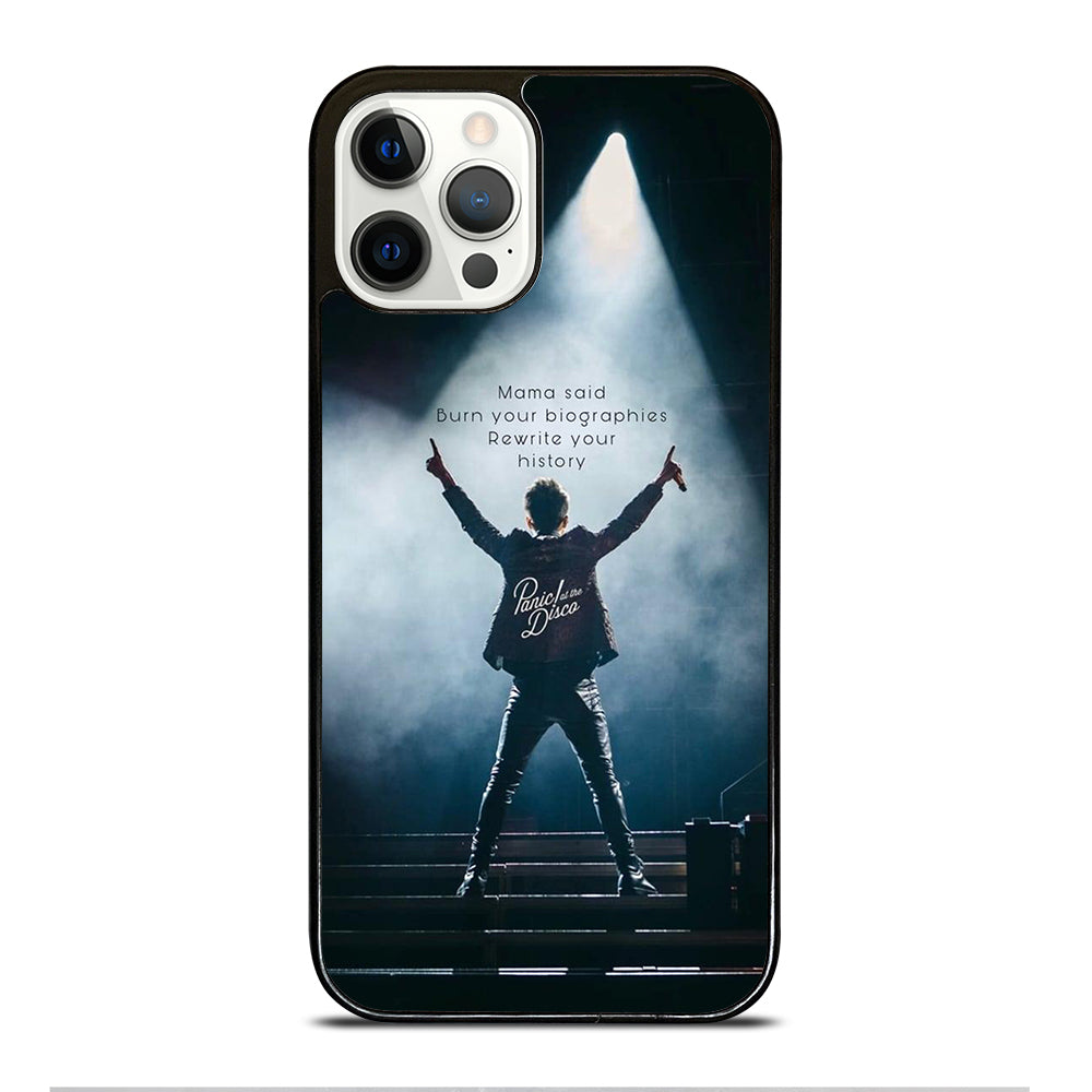 PANIC AT THE DISCO QUOTE iPhone 12 Pro Case Cover
