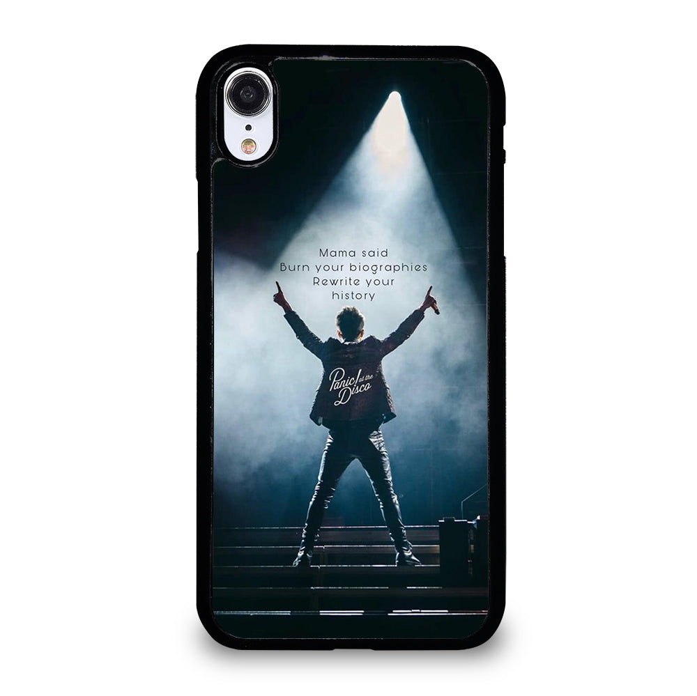 PANIC AT THE DISCO QUOTE iPhone XR Case Cover