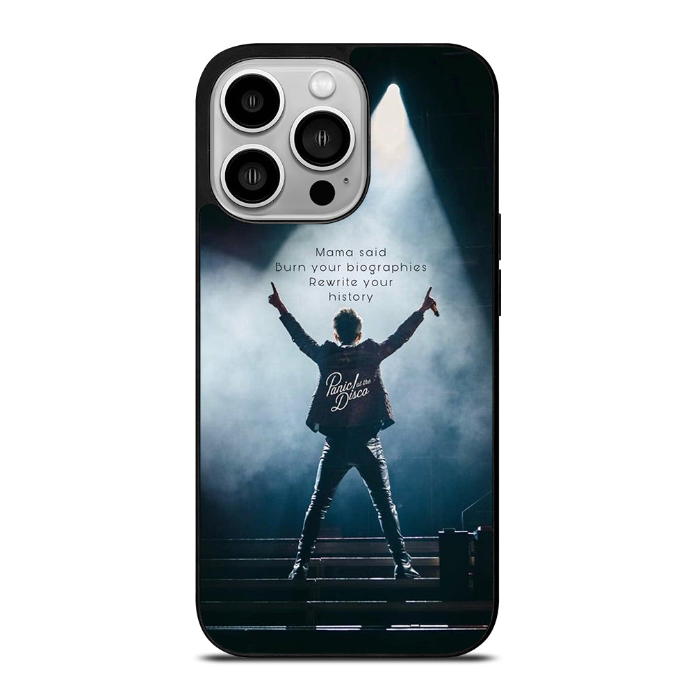 PANIC AT THE DISCO QUOTE iPhone 14 Pro Case Cover