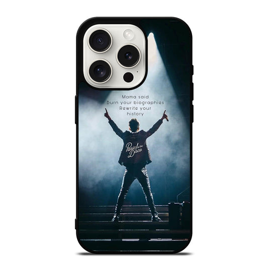 PANIC AT THE DISCO QUOTE iPhone 15 Pro Case Cover