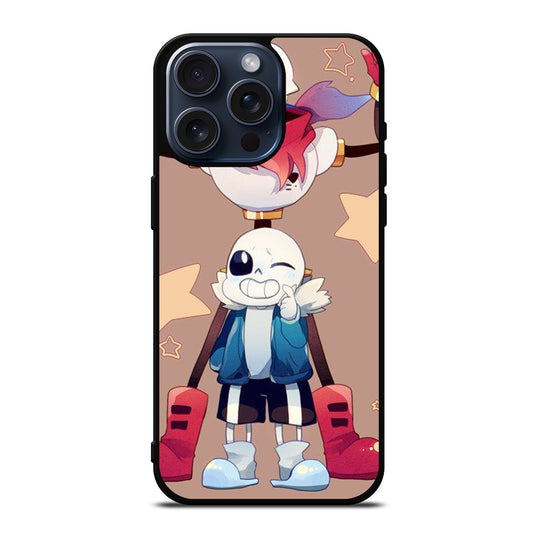 PAPYRUS AND SANS UNDERTALE 2 iPhone 15 Pro Max Case Cover