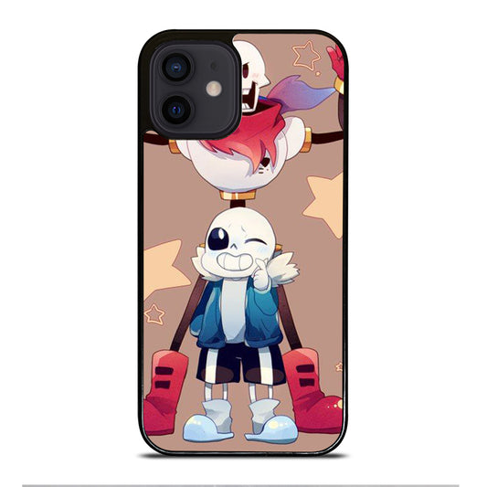 PAPYRUS AND SANS UNDERTALE 2 iPhone 12 Mini Case Cover