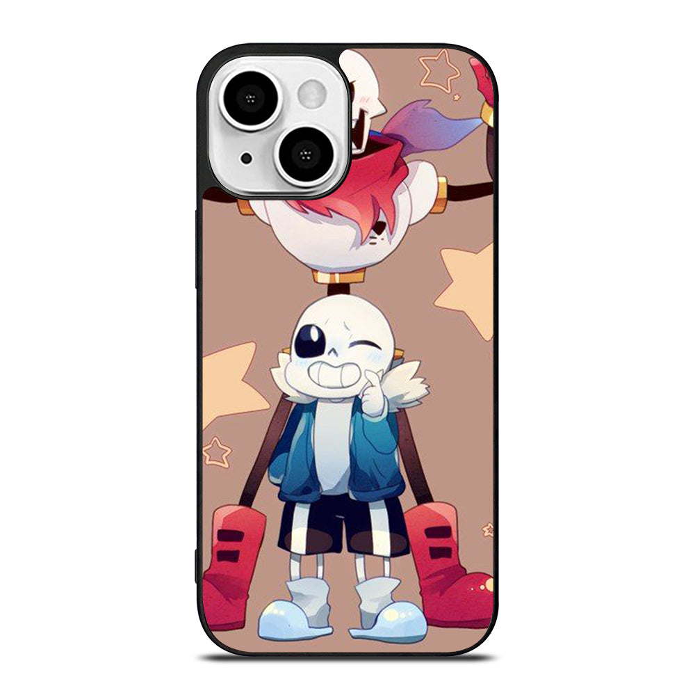 PAPYRUS AND SANS UNDERTALE 2 iPhone 13 Mini Case Cover
