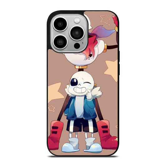 PAPYRUS AND SANS UNDERTALE 2 iPhone 14 Pro Case Cover