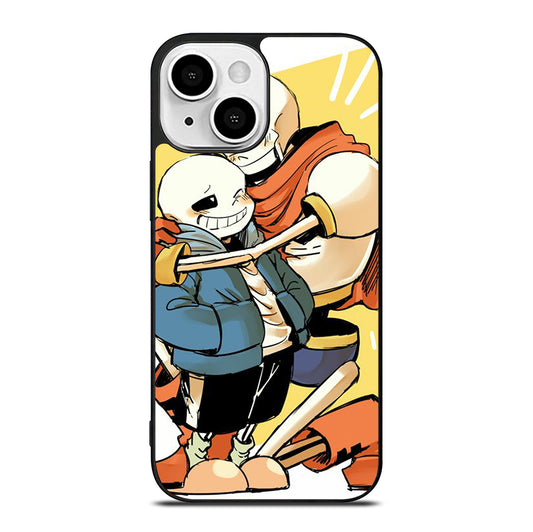 PAPYRUS AND SANS UNDERTALE 3 iPhone 13 Mini Case Cover