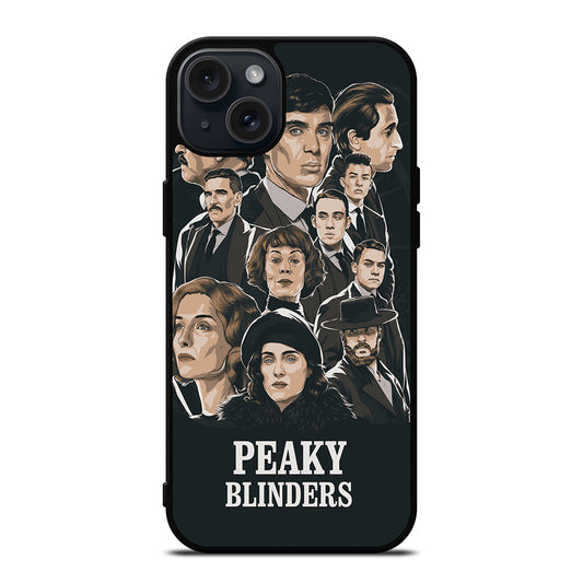 PEAKY BLINDERS ART CHARACTERS iPhone 15 Plus Case Cover