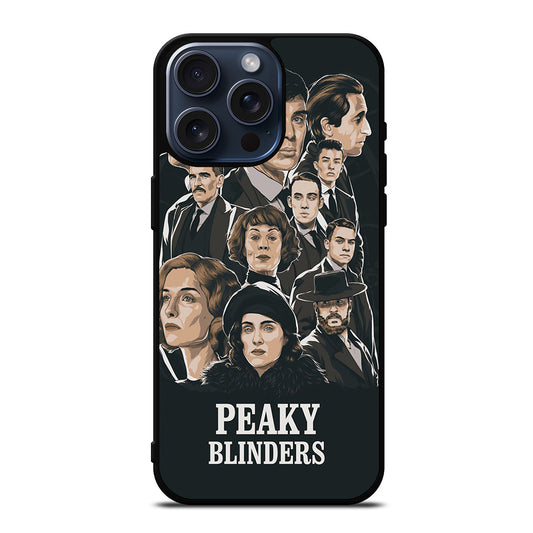 PEAKY BLINDERS ART CHARACTERS iPhone 15 Pro Max Case Cover