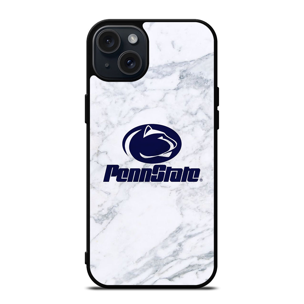 PENN STATE NITTANY LIONS MARBLE LOGO iPhone 15 Plus Case Cover