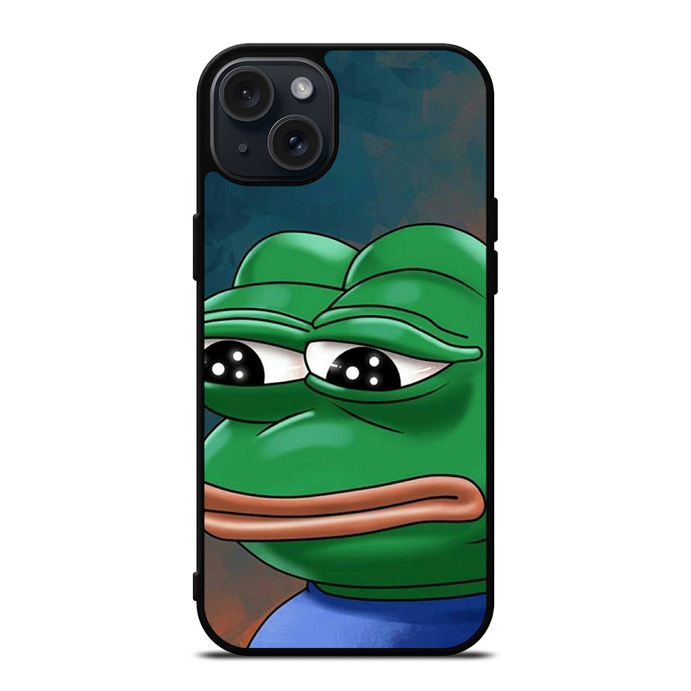 PEPE THE SMUG FROG ART iPhone 15 Plus Case Cover