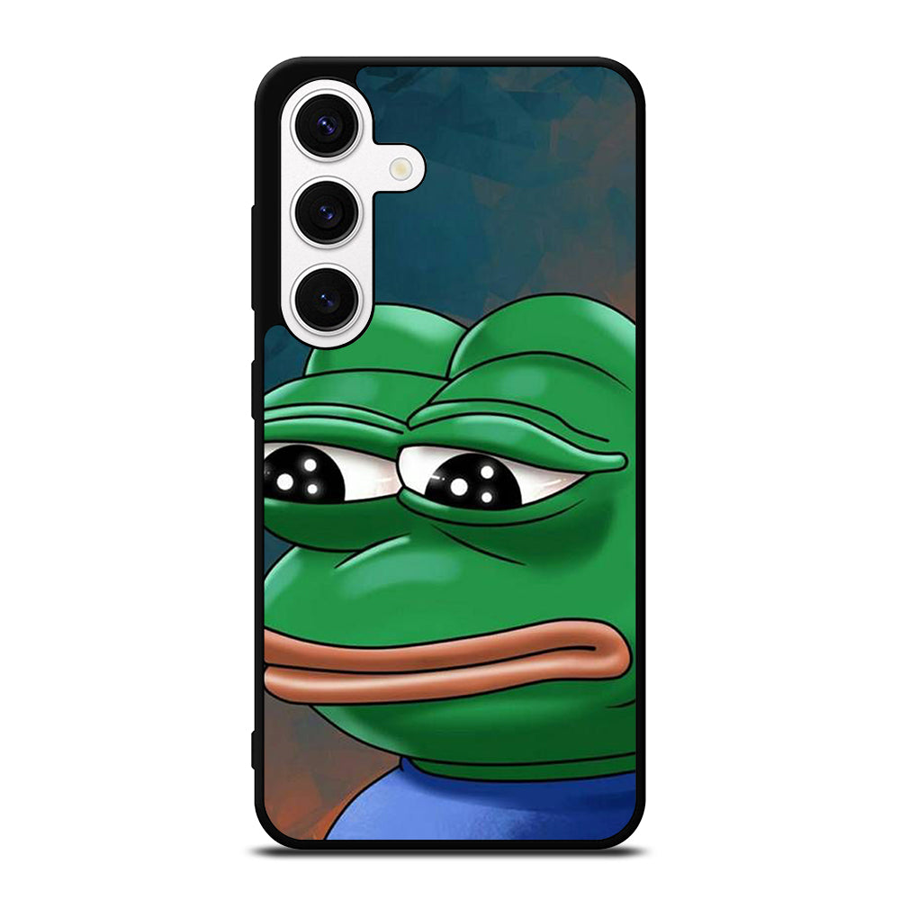 PEPE THE SMUG FROG ART Samsung Galaxy S24 Case Cover