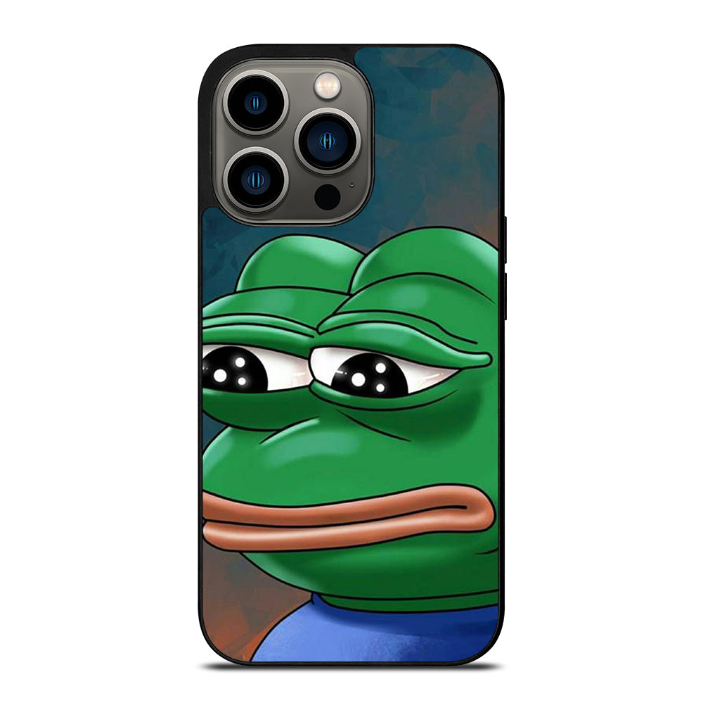 PEPE THE SMUG FROG ART iPhone 13 Pro Case Cover